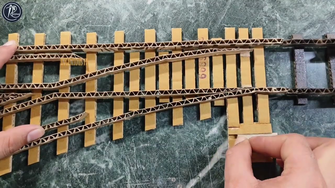 How to make Train Track Changer With Cardboard | Cardboard Train Track Changer | Railway Track