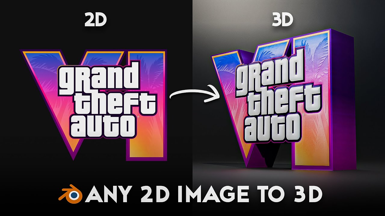 Turn Any 2D Images to 3D | Blender Tutorial Malayalam