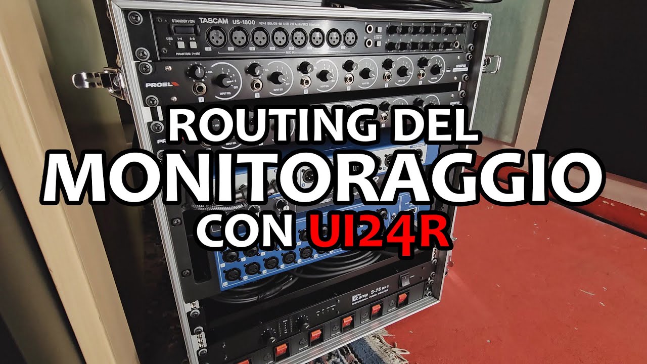 ROUTING MONITORAGGIO CON UI24R - Nicchia Ritmica