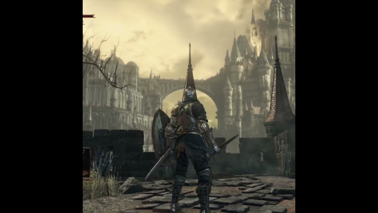un paysage de destruction mais magnifique #darksouls3 #gaming