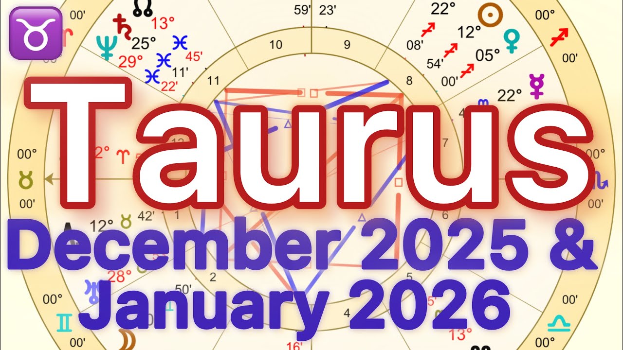 Астрологический отчет по знаку зодиака Телец за декабрь 2025 г. и январь 2026 г.