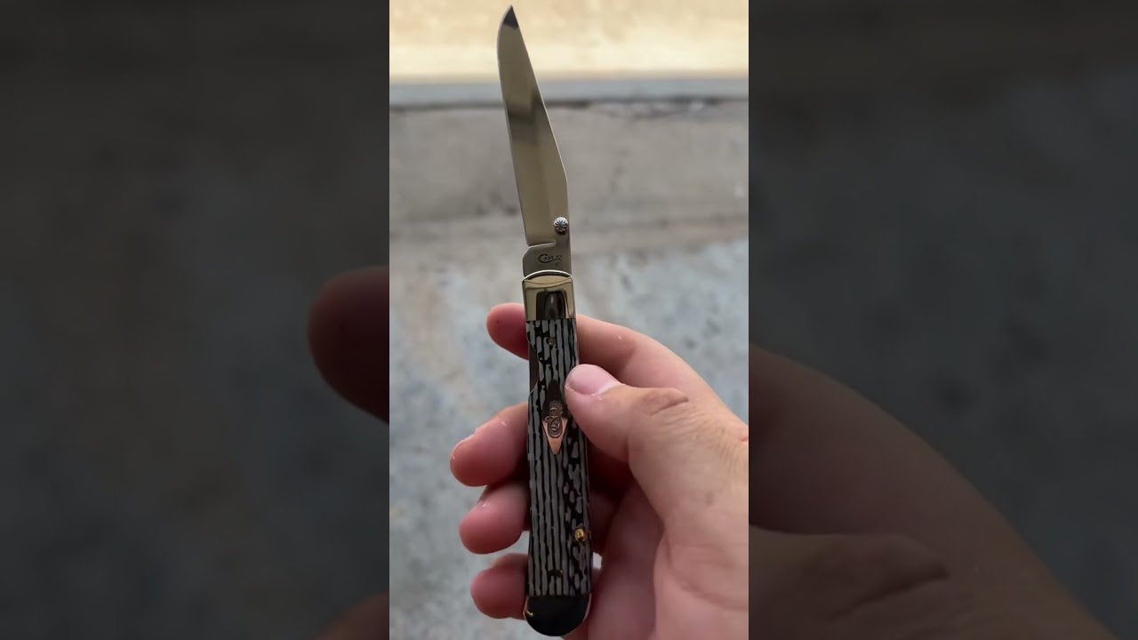 Case XX kickstarter assisted trapper with pocket clip
