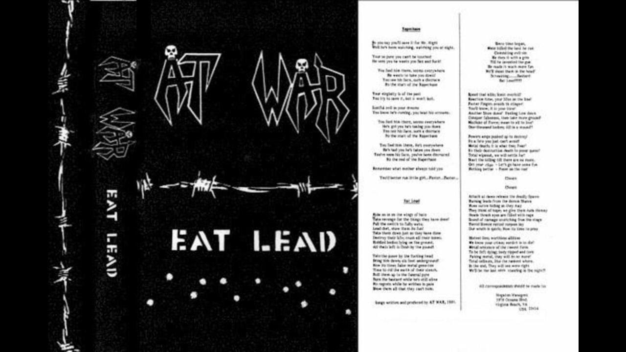 At War (US) - Eat Lead (Demo) 1985