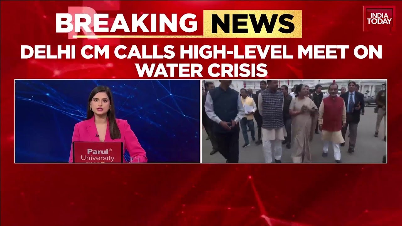 Delhi Water Crisis: Chief Minister Calls High-Level Meeting Amid Severe Shortfall And Heatwave