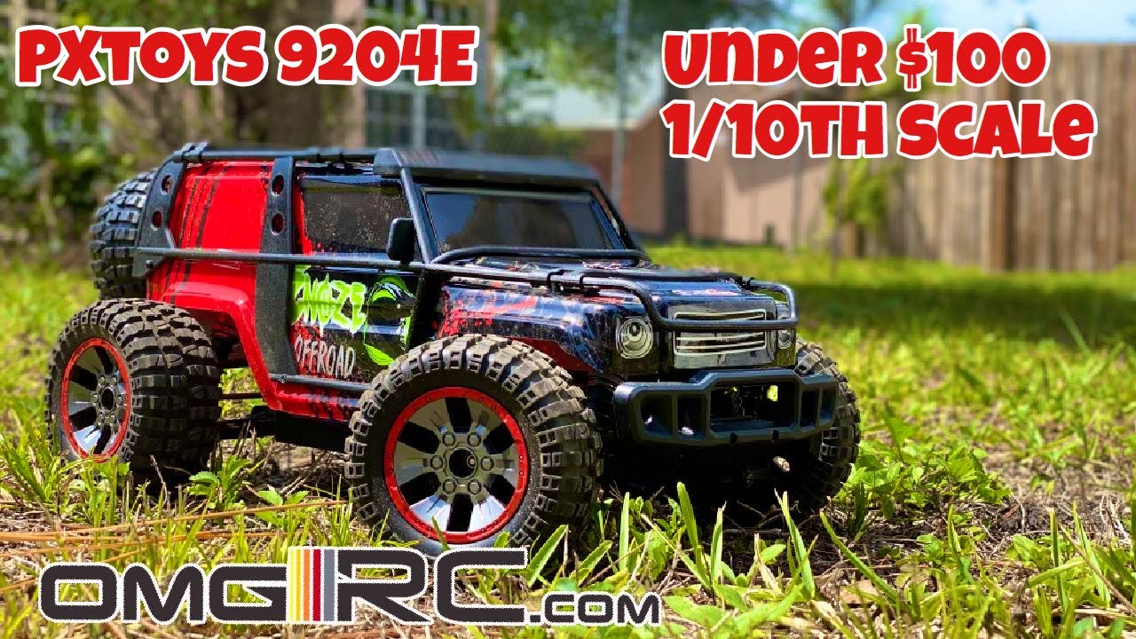 PXtoys 9204E 1/10th scale 4WD RC Truck Unboxing I Under $100 Bucks!  OMGRC.com
