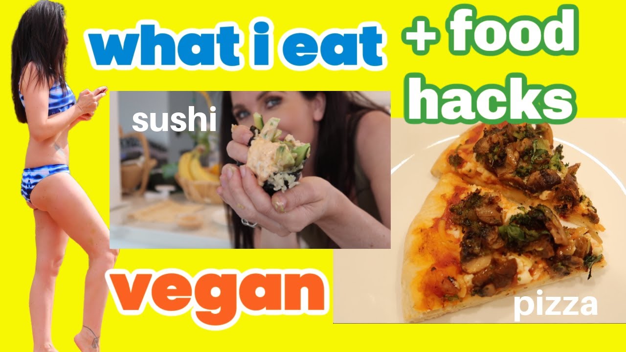 What I Eat In A Day + EASY VEGAN RECIPES & FOOD HACKS / Channon Rose Vlogs