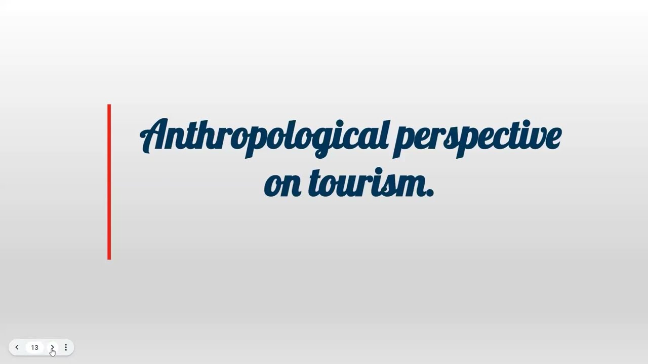 BANS-183 UNIT-1 PART-3 INTRODUCTION TO TOURISM ANTHROPOLOGY ,AANCHAL TYAGI [IGNOU]
