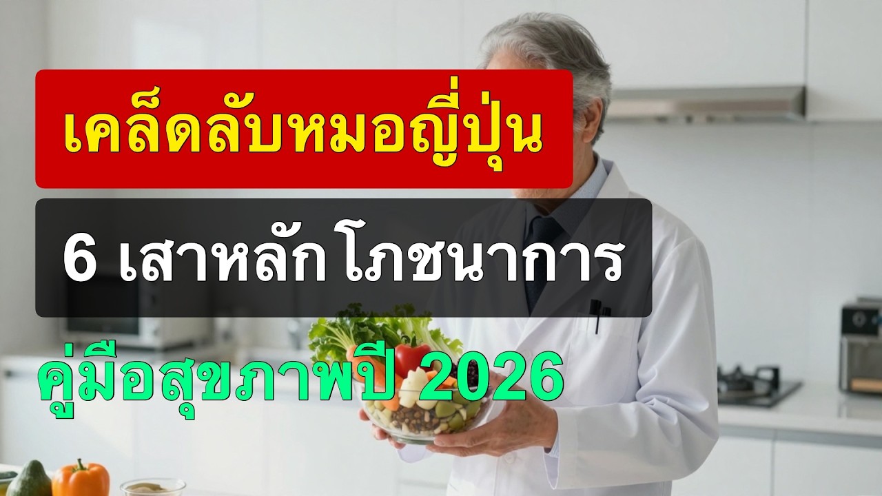 เจาะลึก 6 เสาหลักแห่งโภชนาการ คู่มือสุขภาพปี 2026 เคล็ดลับหมอญี่ปุ่น