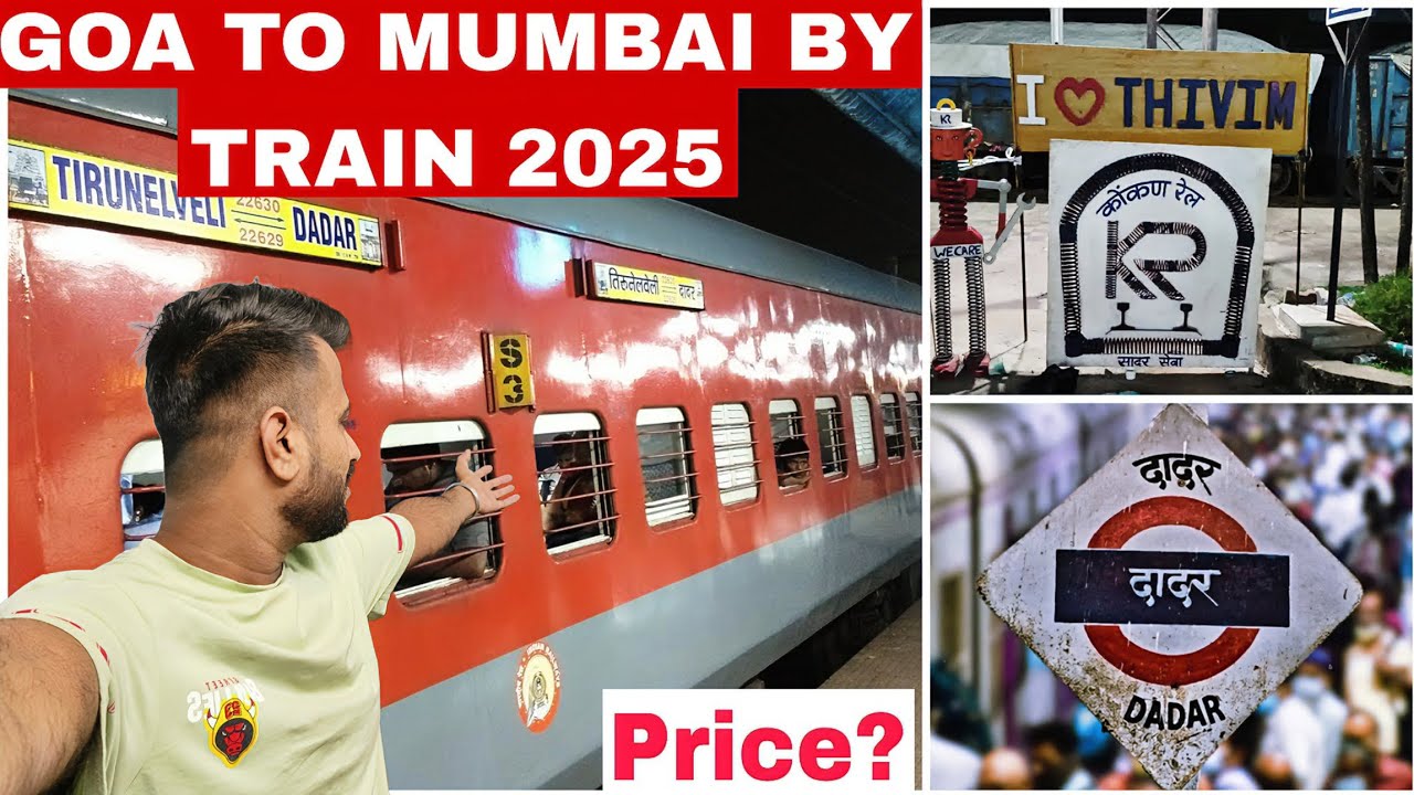 GOA to MUMBAI by Train in 2025! 22630 Ten Dr Sf Exp Sleeper class