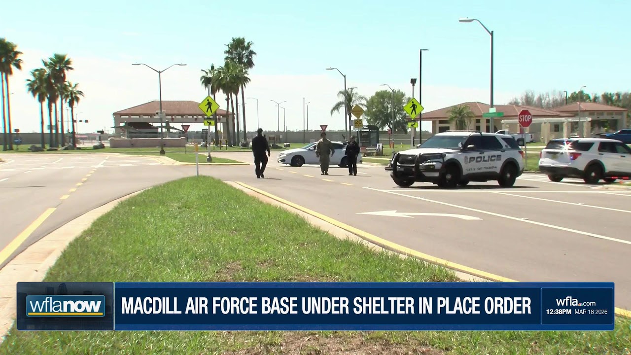 MacDill Air Force Base under shelter-in-place order