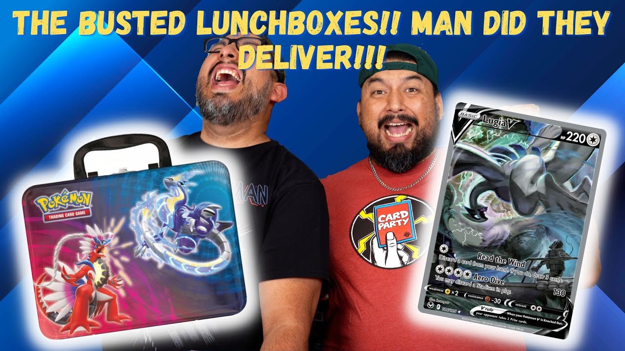 The Busted Lunch Boxes Did not Disappoint! #pokemoncommunity #roadto3k #pokemongiveaway #GodPacks