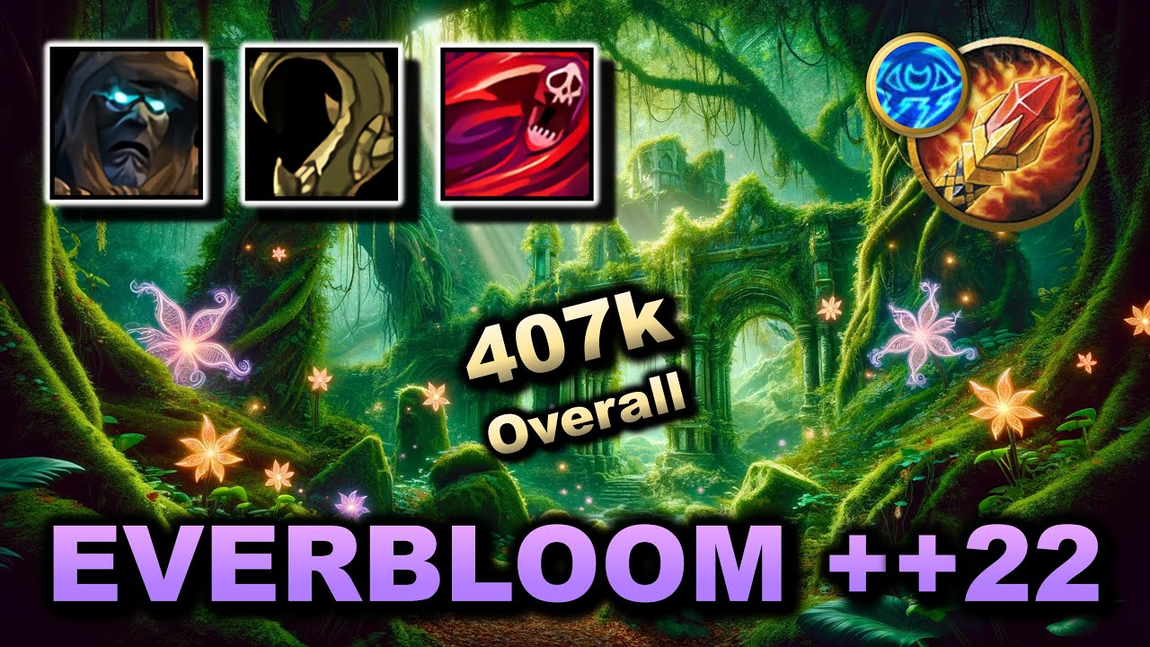 407k Overall Arcane Mage M+ PoV | Everbloom ++22 Tyrannical | WoW 10.2 Dragonflight Season 3
