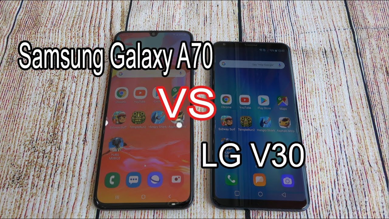 Samsung Galaxy A70 vs LG V30 | SpeedTest and camera comparison