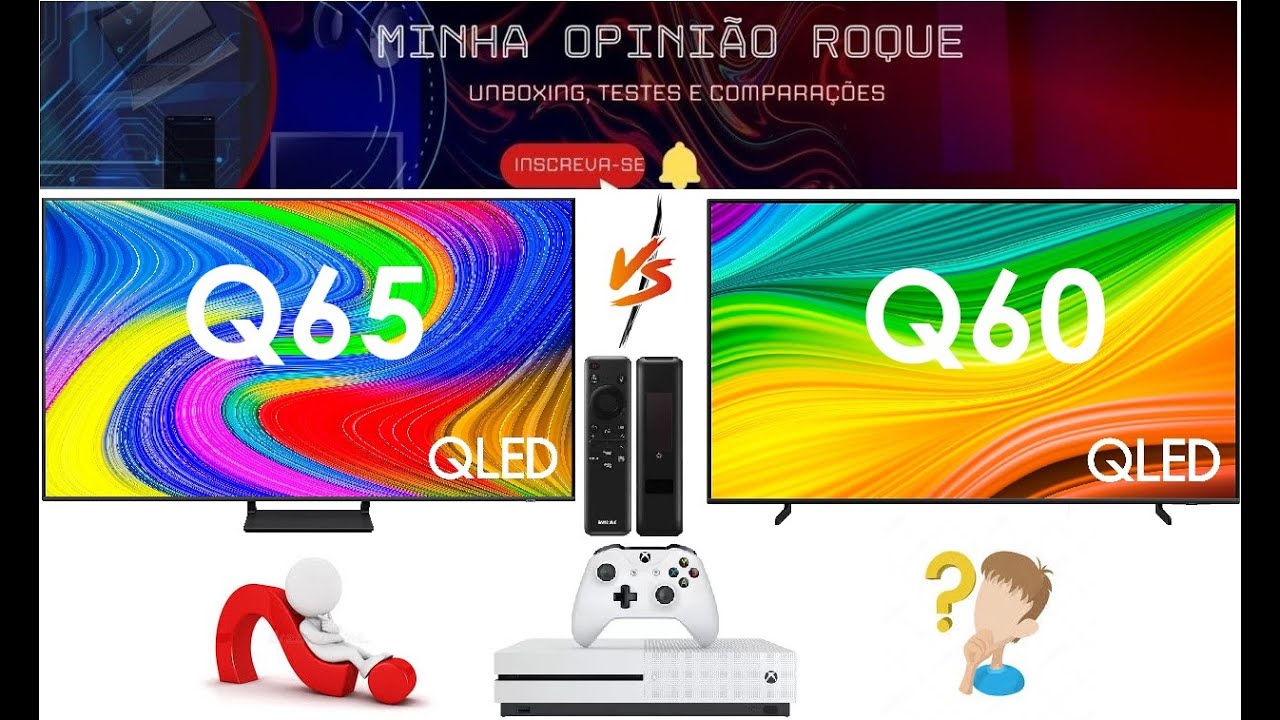 Qled Q65 vs Q60 TV Samsung Qual é melhor? Escolhi uma delas! Teste análise. Resultado me surpreendeu