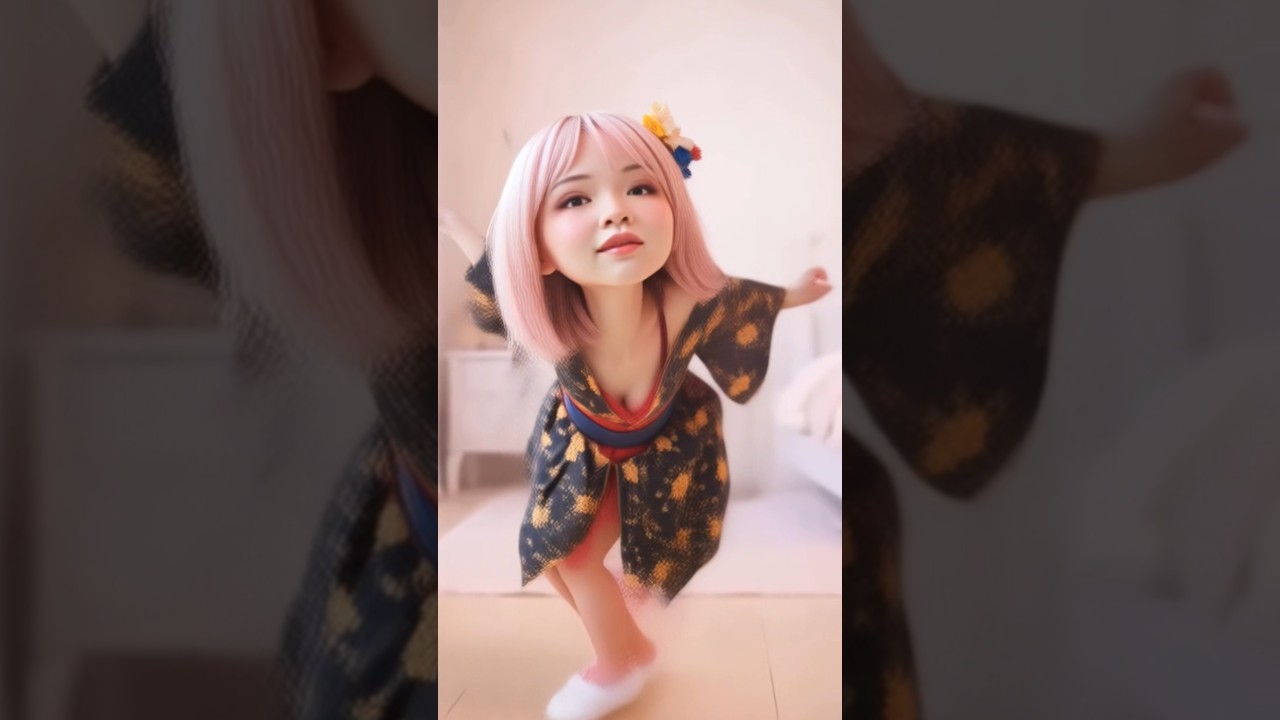 india dance vibe by asian girl from Japan AI 