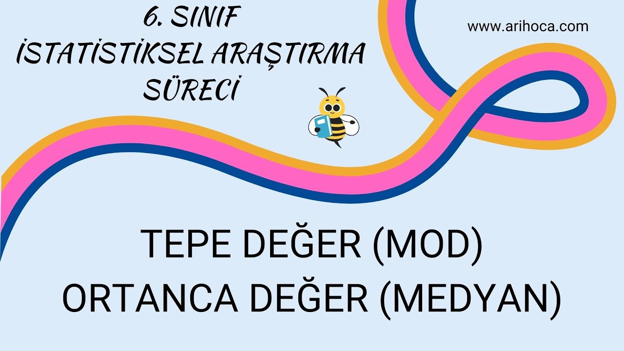 6. Tepe Değer ve Ortanca Değer - 6. Sınıf - Matematik - İstatistiksel Araştırma Süreci