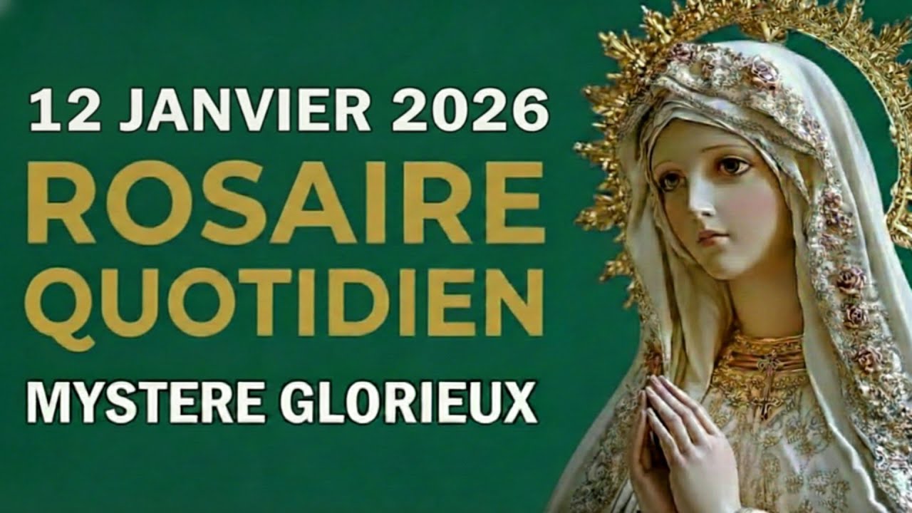 Rosaire du jour – 12 Janvier 2026 | Silence et prière dans l’épreuve