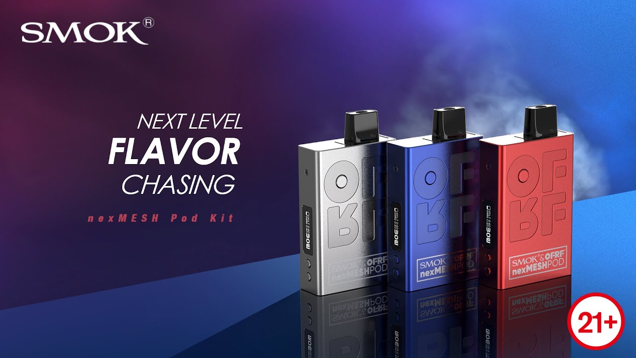 NexMeshPod🔥New design From SMOK&OFRF😏Simple and Powerfull #SMOK #OFRF #PODMOD