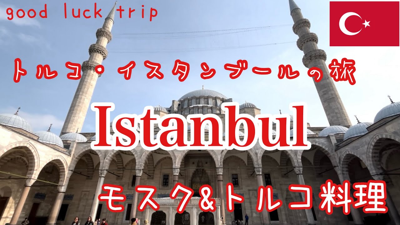 【トルコ・イスタンブールを散策】🌟モスクや市内を観光！トルコ料理も必見‼️