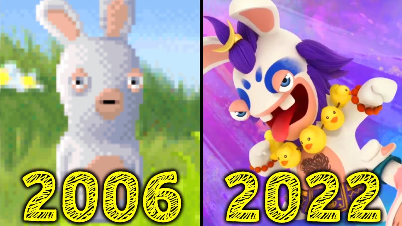 Evolution of Rabbids Games 2006-2022