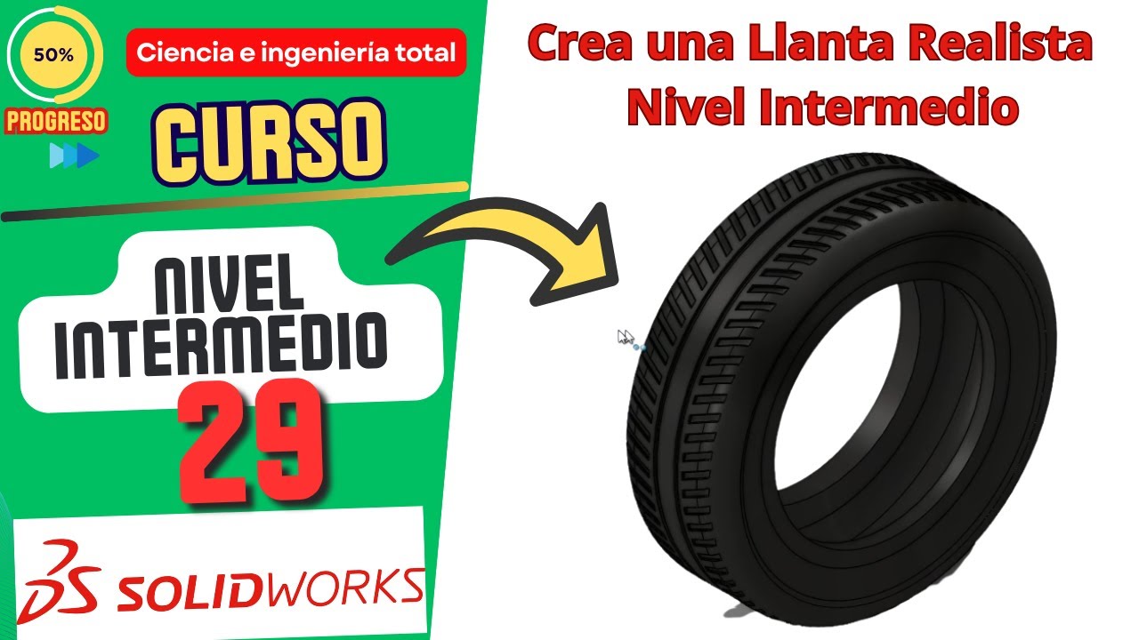 Cómo Diseñar una Llanta Realista en SolidWorks Tutorial Paso a Paso