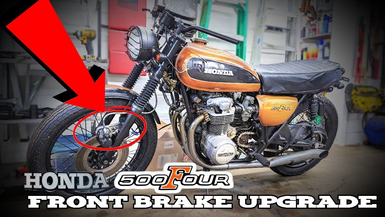 Vintage Honda CB500 Front Brake Upgrade | Café Racer Build #11
