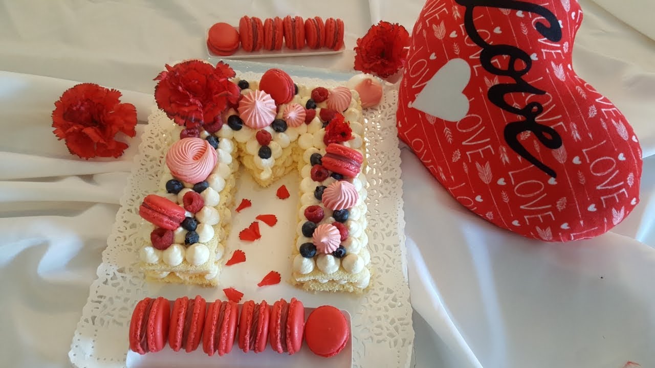طورطة الحروف بطريقة جد سهلة/ letter cake