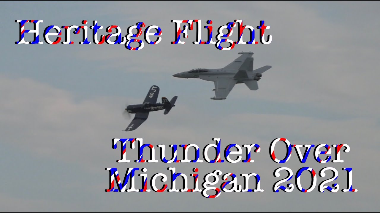 Heritage Flight Thunder Over Michigan 2021
