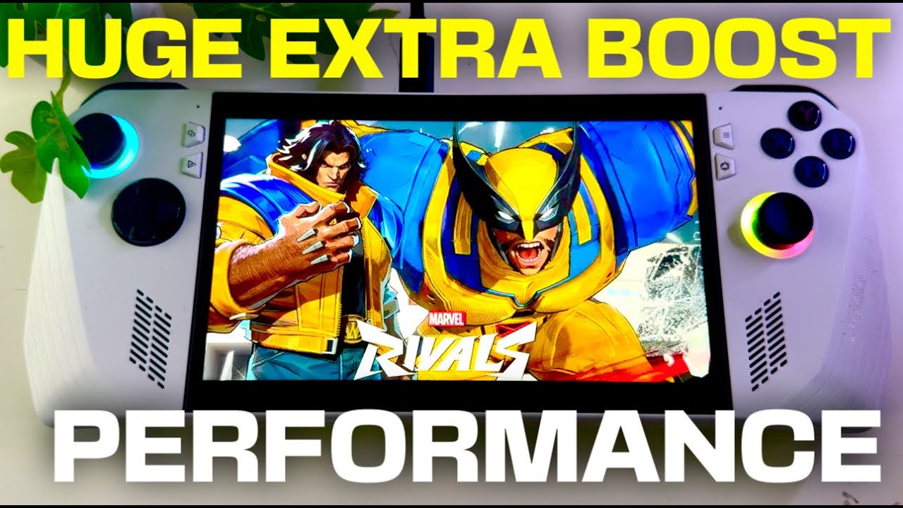 Marvel Rivals on the Asus Rog Ally: EXTRA Performance Boost