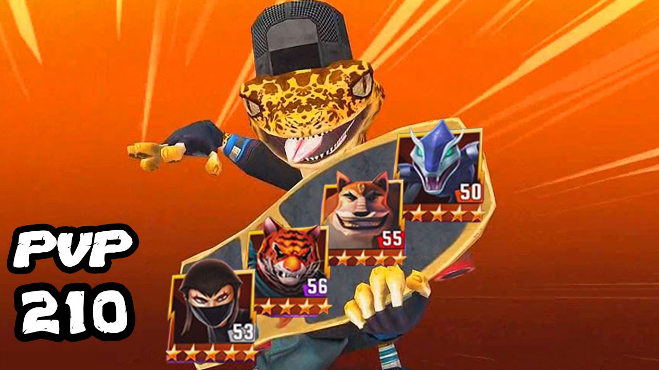 TMNT Legends PVP 210 (Tiger Claw, Mondo Gecko, Dogpound, Karai Serpent, Karai)