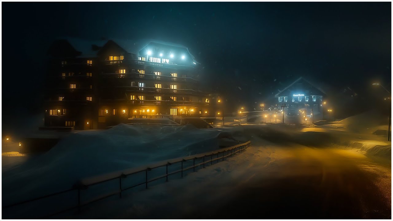 Arctic Snow Squall Sounds & Intense Blizzard Ambience┇Wind Sounds for Sleeping as Stress Relief