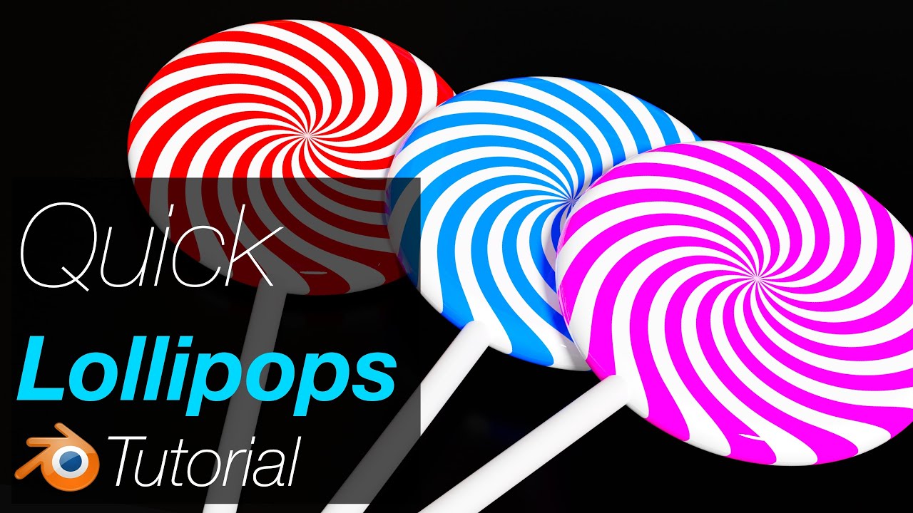[3.5] Blender Tutorial: Quick Lollipop for Beginners