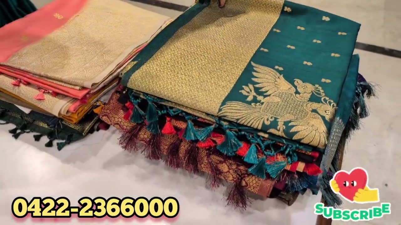 Pothys‼️New Ramzan collection 👌semi banarasi sarees