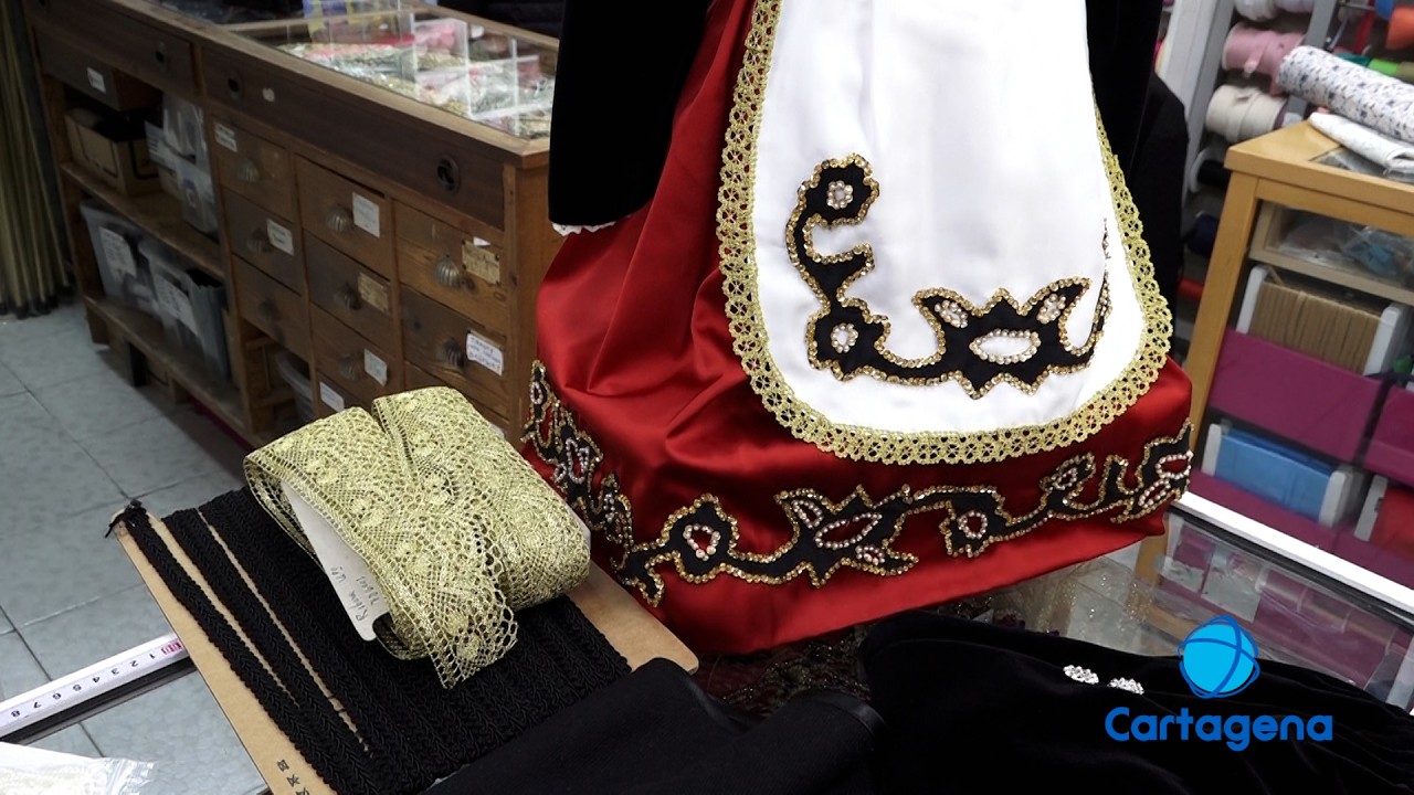 Talleres y mercerías de Cartagena intensifican el trabajo para confeccionar trajes de cartagenera