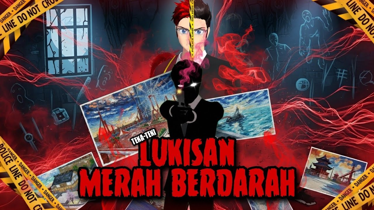 MISTERI LUKISAN MERAH BERDARAH || HORROR MOVIE SAKURA SCHOOL SIMULATOR 