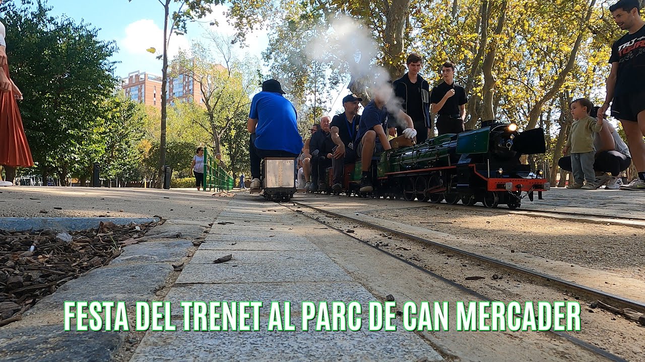 Festa del trenet al Parc de Can Mercader de Cornellà de Llobregat