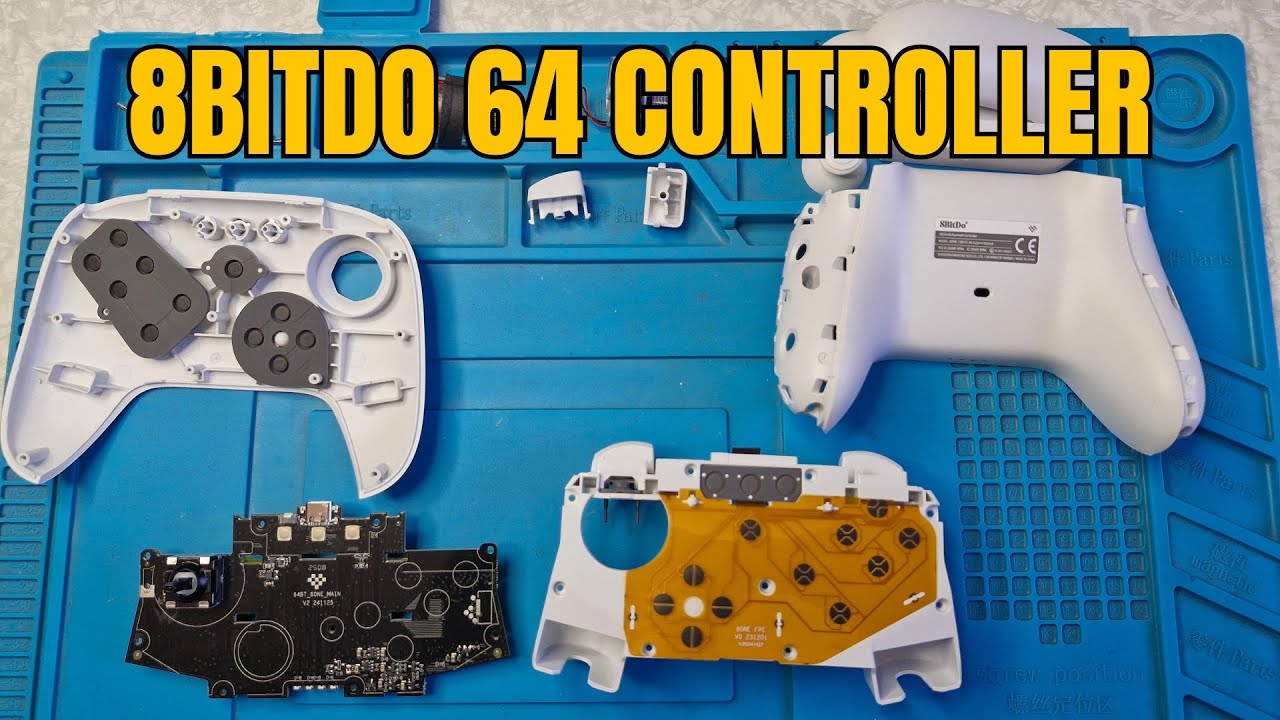 8Bitdo 64 Controller: Desmontagem e Análise de Qualidade!