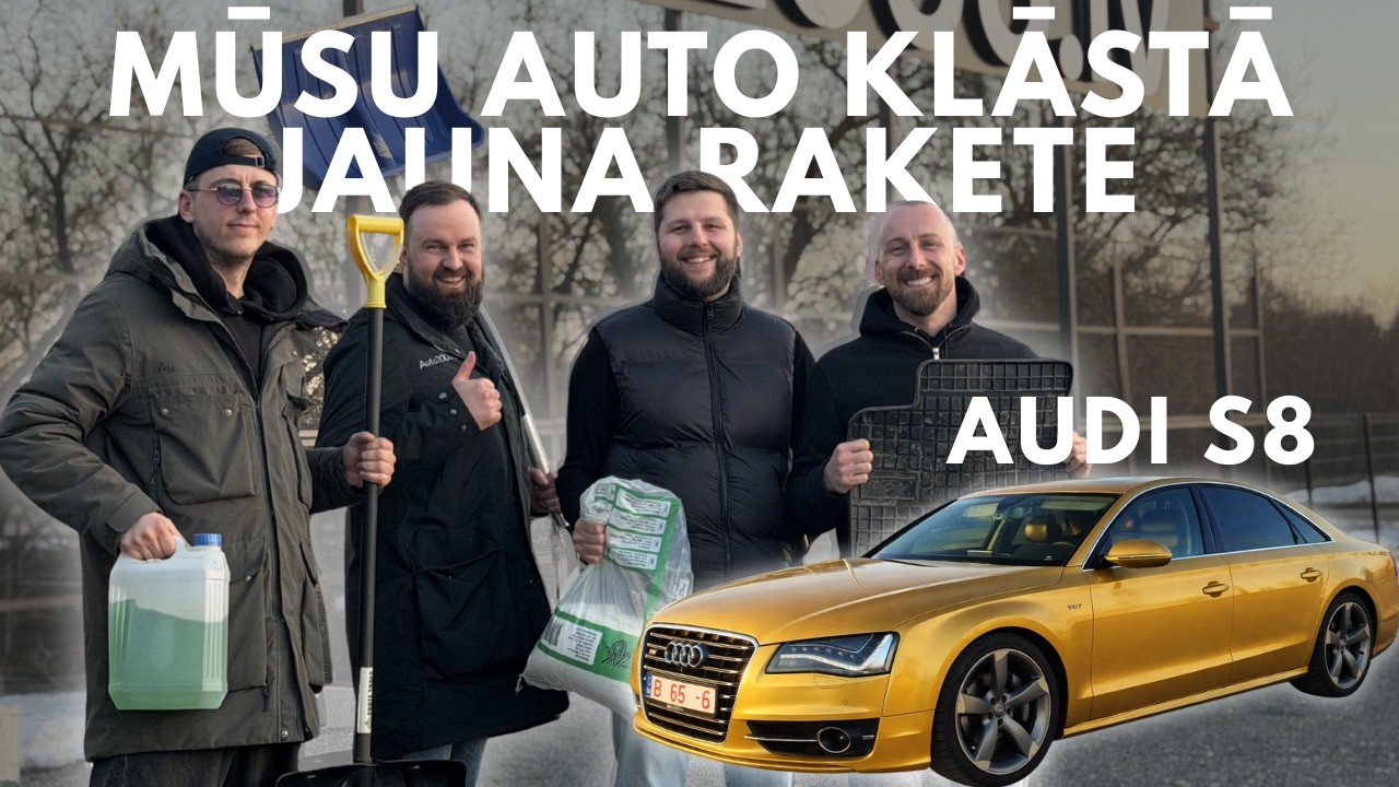 AUTO2000.LV KLĀSTĀ JAUNA RAĶETE - AUDI S8