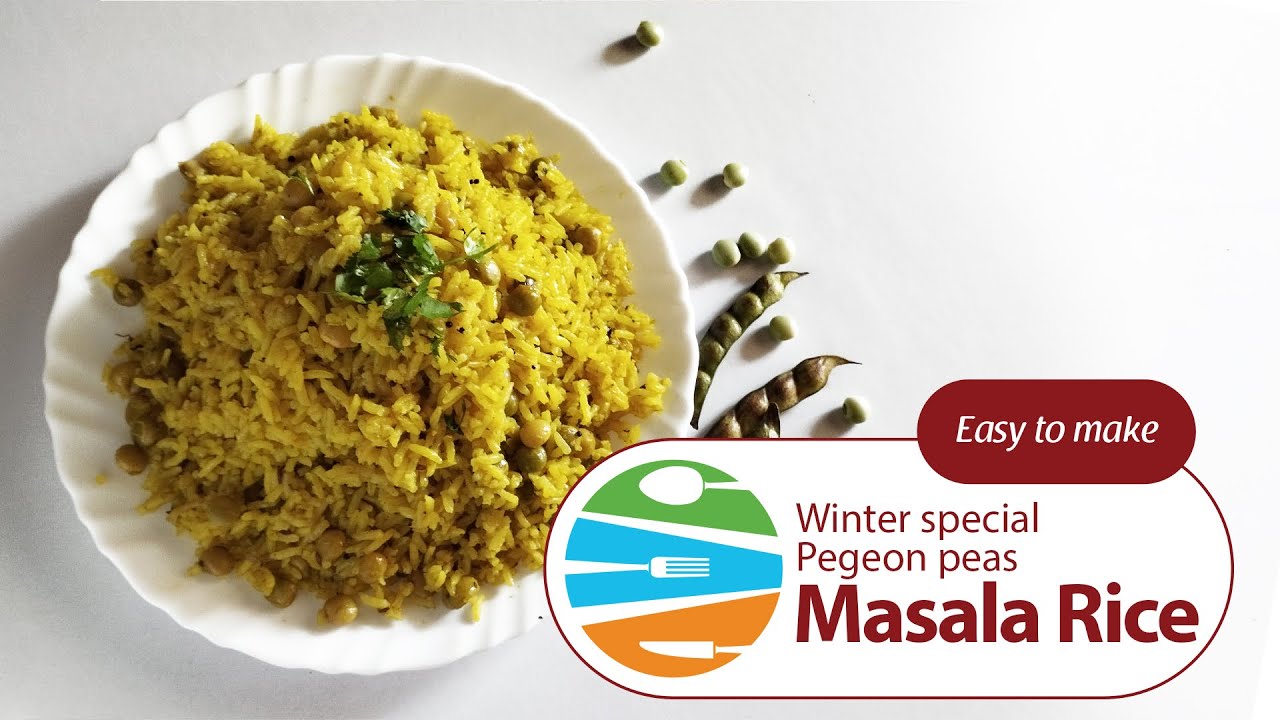 तुरीच्या सोल्यांचा मसालेभात । Fresh Tur / Pigeon peas masala rice | Winter Special #indianfood