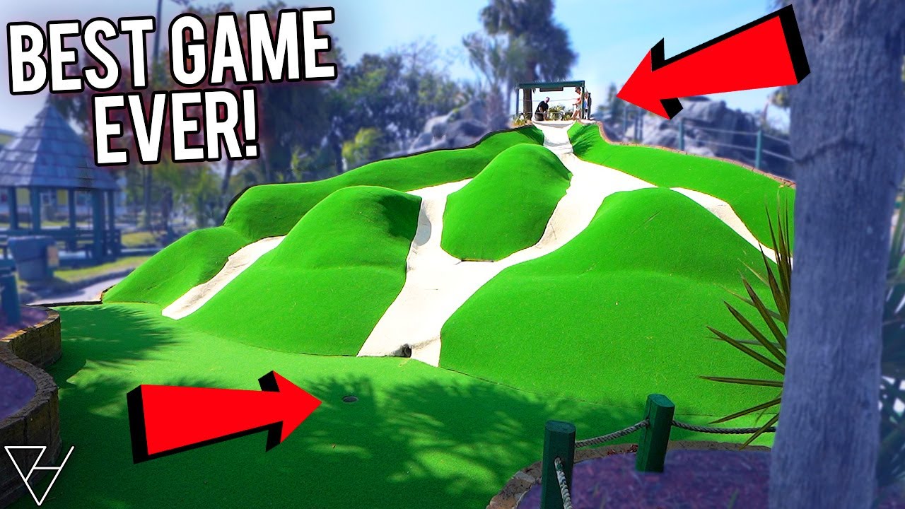 Elisha's Best Mini Golf Game Ever! - So Many Holes In One!