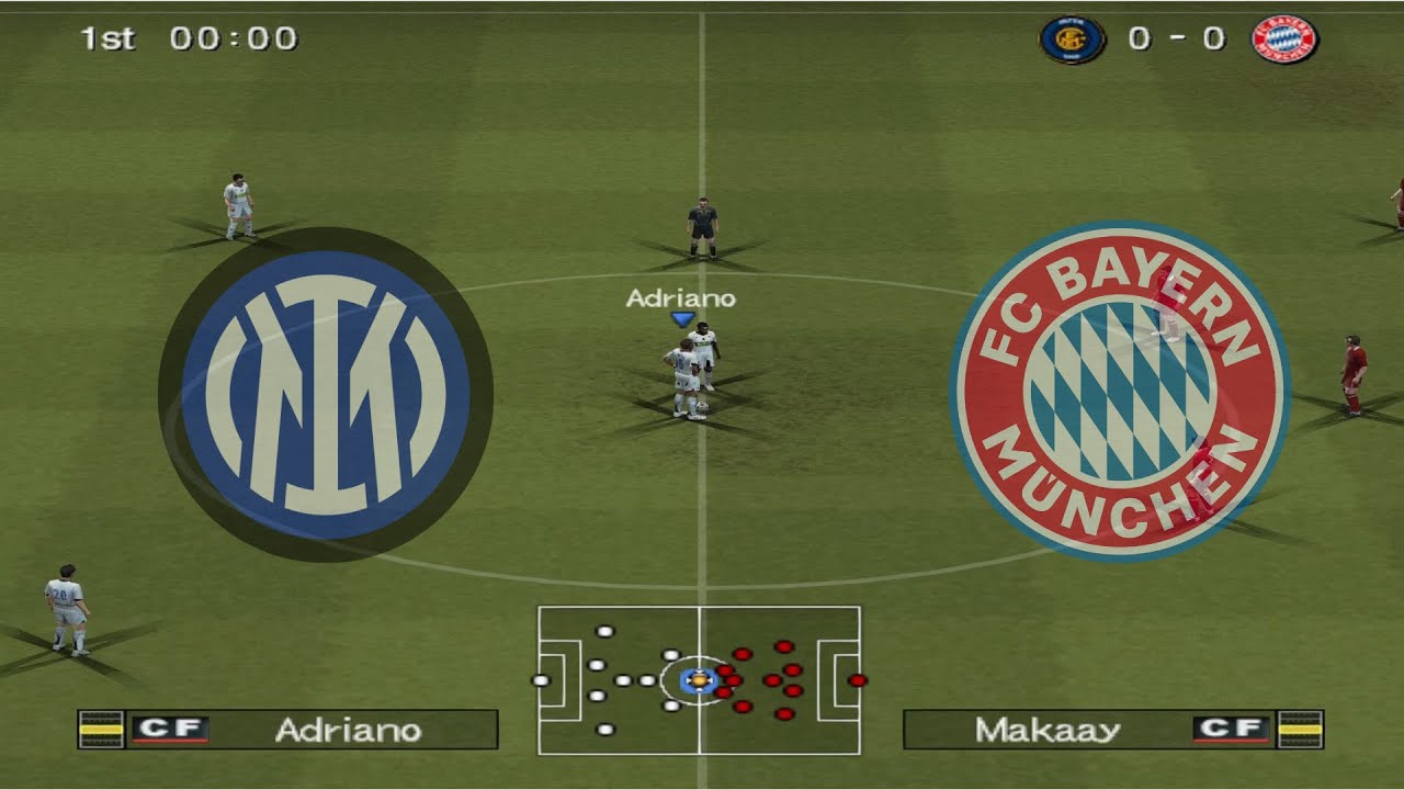 Winning Eleven 10 - Inter Milan vs Bayern Munich | PS2