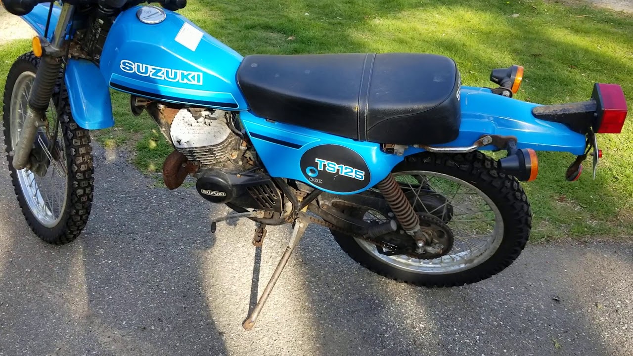 First look at David's beautiful 1980 Suzuki ts125