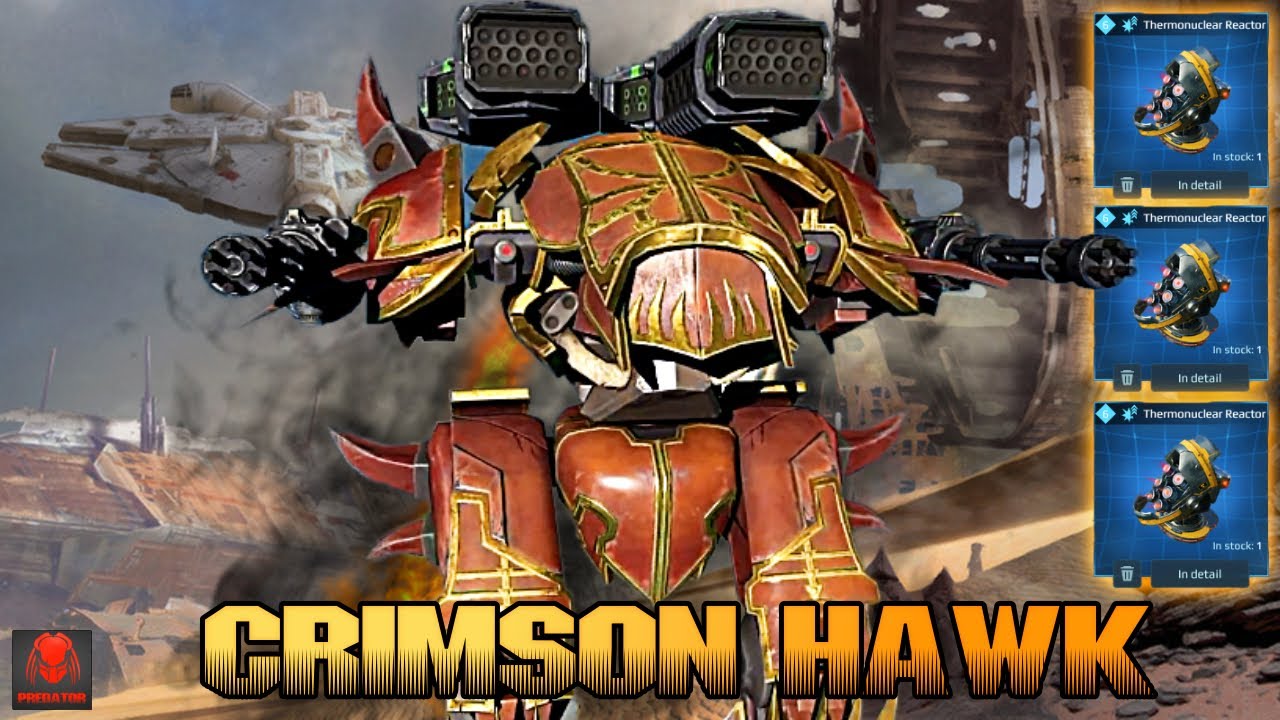 The Special Edition CRIMSON HAWK Burning Enemies UP | The Best Brawling Robot In The Game? | WR