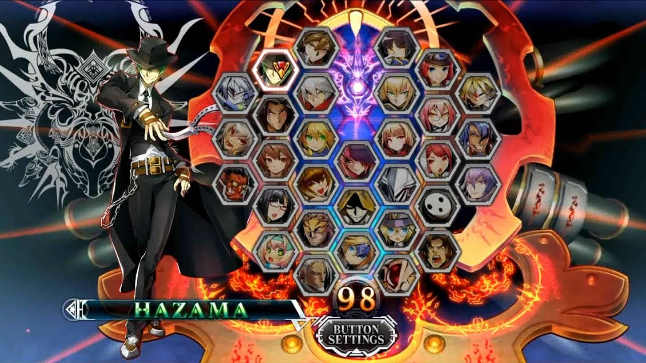[BLAZBLUE CENTRALFICTION][BBCF2]HAZAMA combo collections