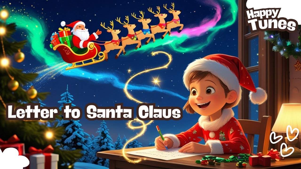🎵 Happy Tunes —  I’m Writing a Letter to Santa Claus — Songs for Kids🎵
