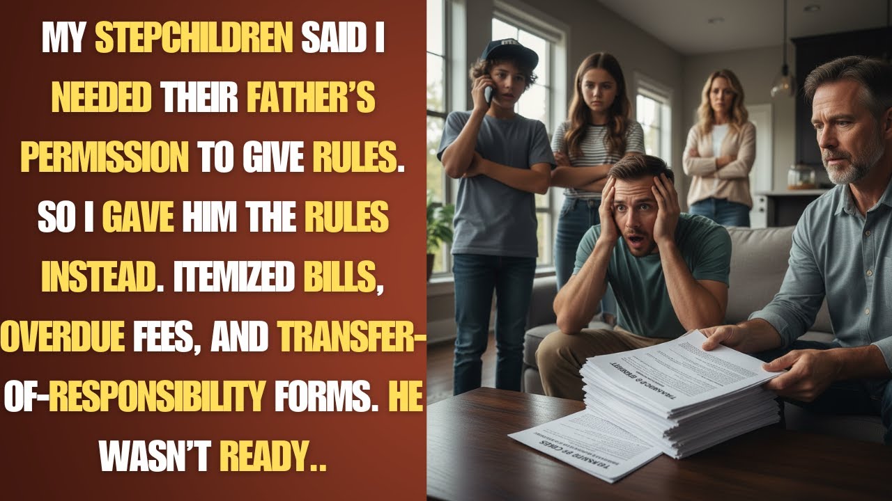 My stepchildren said I needed their father’s permission to give rules. So I - BEST REDDIT STORIES
