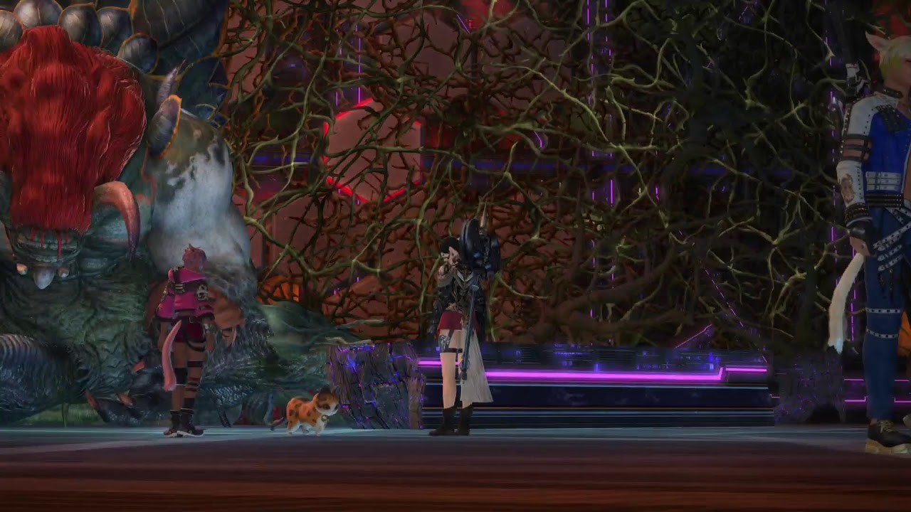 FINAL FANTASY xiv dungeon duty 4