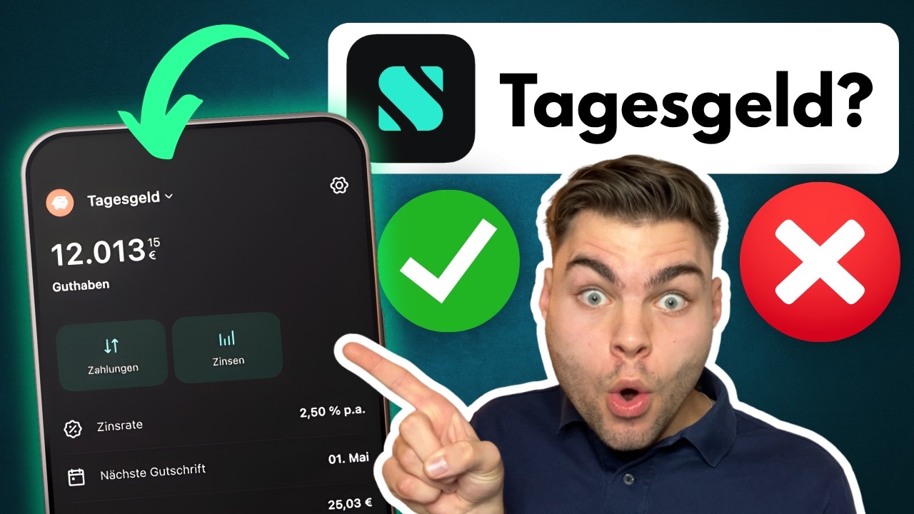2,5% Zinsen auf Scalable Capital Tagesgeldkonto! Vor- und Nachteile