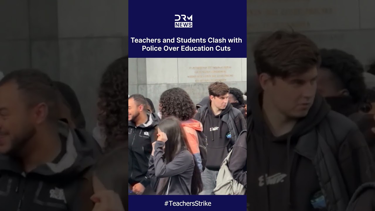 RIOTS IN BRUSSELS: Teachers and Students Clash with Police Over Education Cuts | DRM News | AC1C