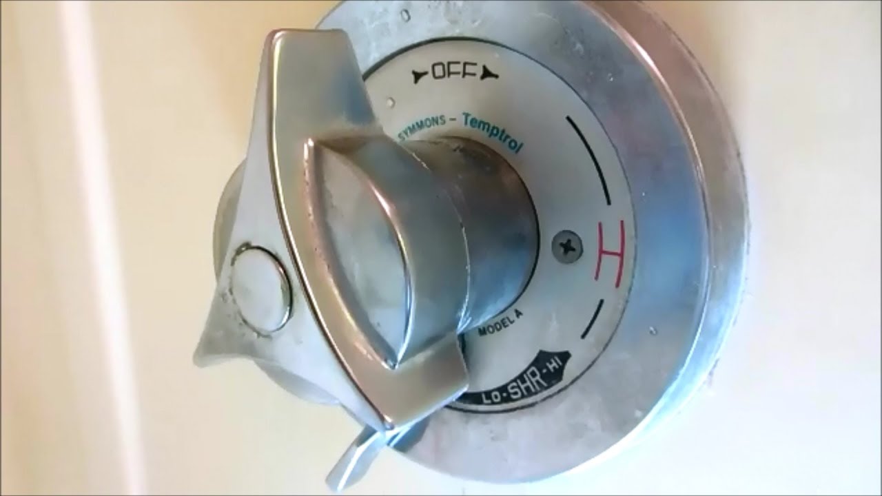 symmons tub@shower valve diverter spindle replaced